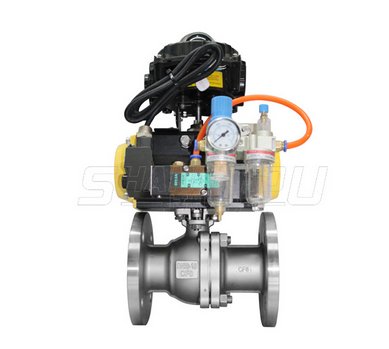 Q641F-16P不锈钢气动球阀