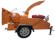 小型柴油移动树枝粉碎机
