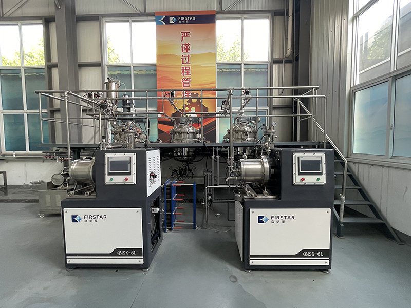 智能微纳米研磨设备高速超细研磨机组中试线