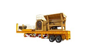 轮胎式移动破碎站