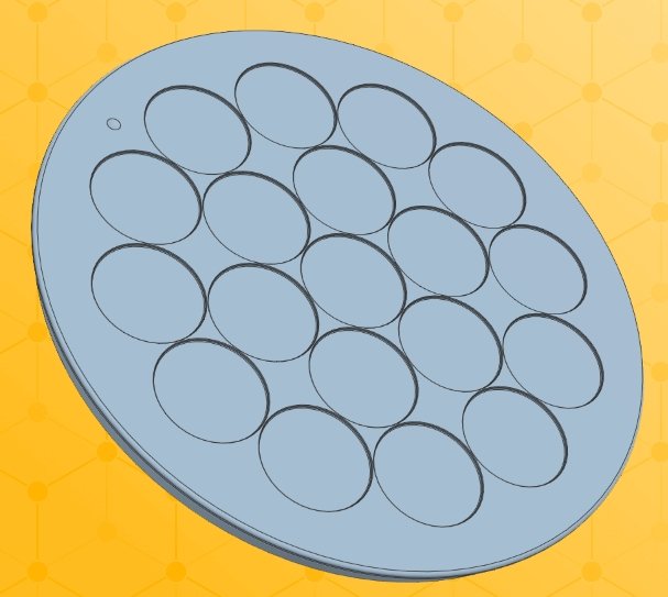 19片2吋石墨基座