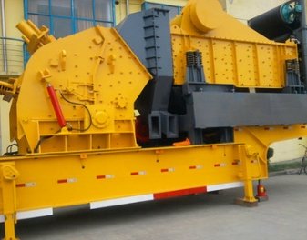 反击式移动破碎站