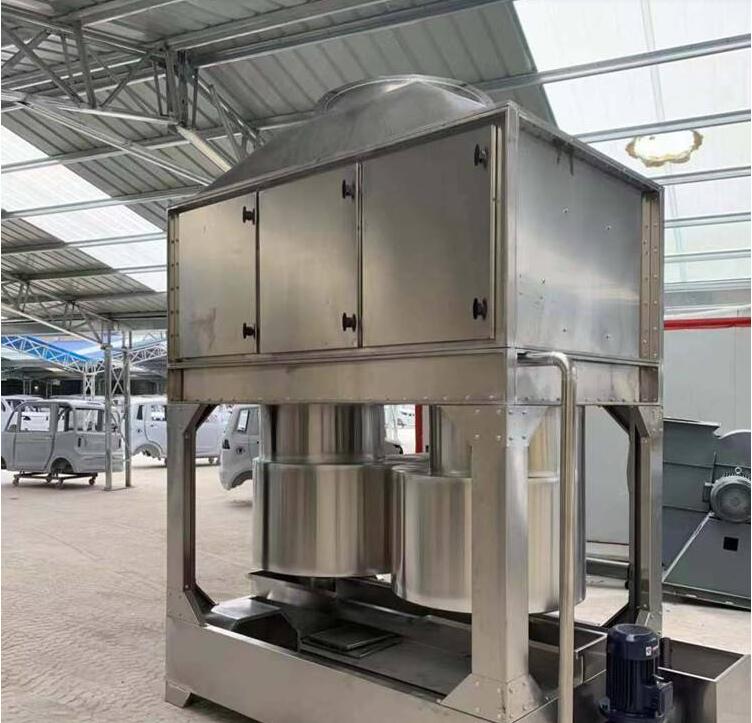 混合式气旋塔喷淋塔的结构方式