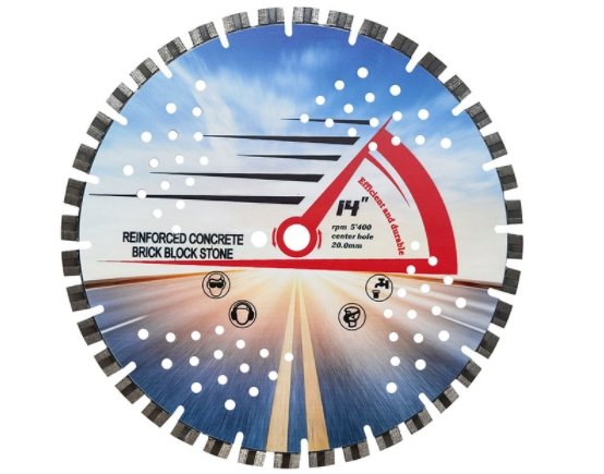 激光焊接金刚石均匀分布/有序排列锯片-短波纹