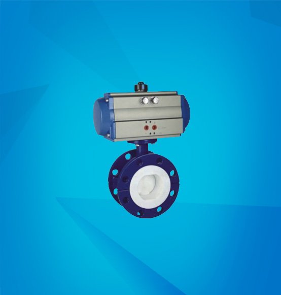 衬氟法兰式蝶阀