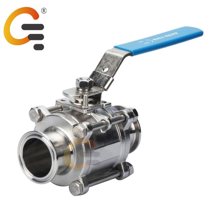 三片式低平台球阀