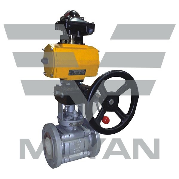 QS641TC气动带手动陶瓷球阀