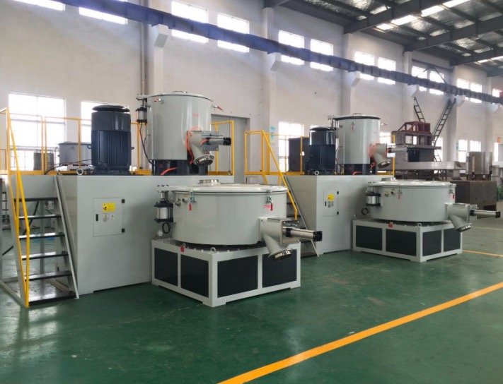 PVC粉体高速混合机 塑料混料机搅拌机高速混合机组