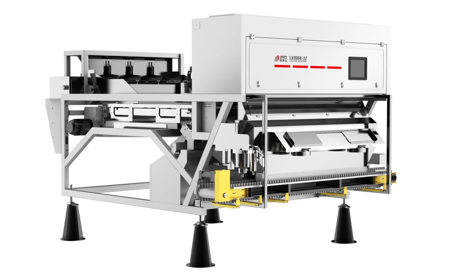 1-20mm 专用粉料履带矿石分选机