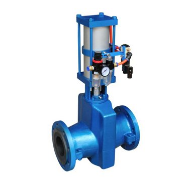 常开型气动管夹阀（GJ6B41X-6L)