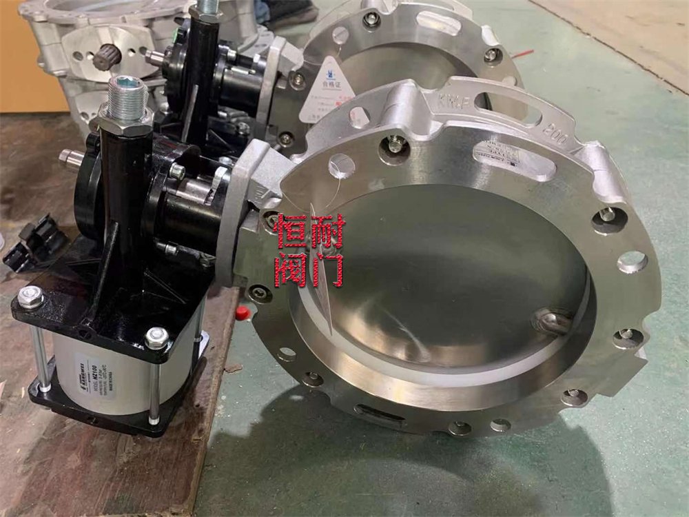 不锈钢阀体气动蝶阀