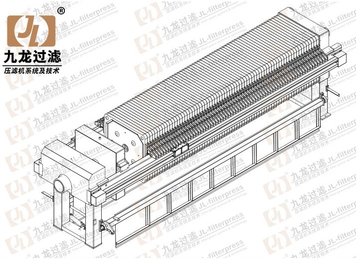 XG1000隔膜（12bar）拉板翻板压滤机
