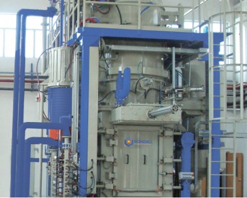 立式双室油淬型低压真空渗碳炉