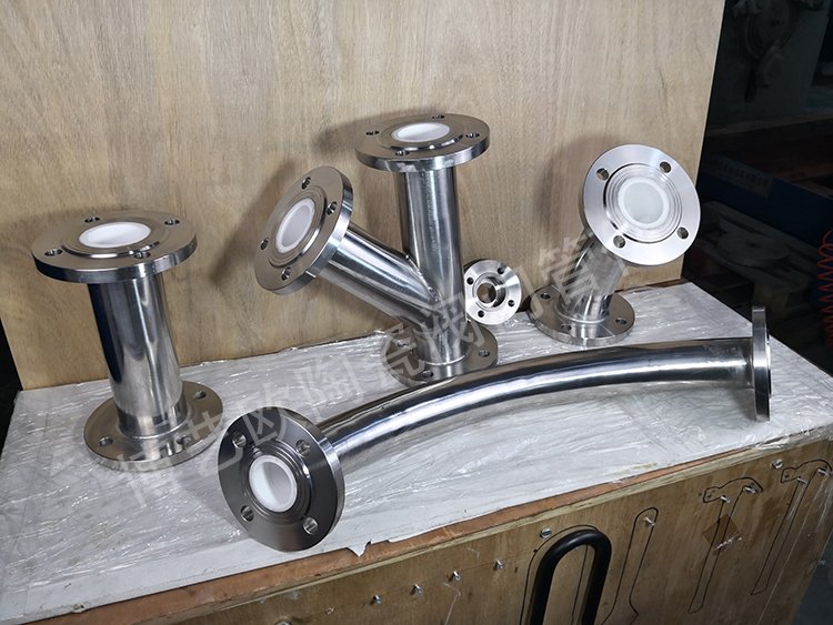 锂电池正负极材料气力输送专用不锈钢304内衬陶瓷管道