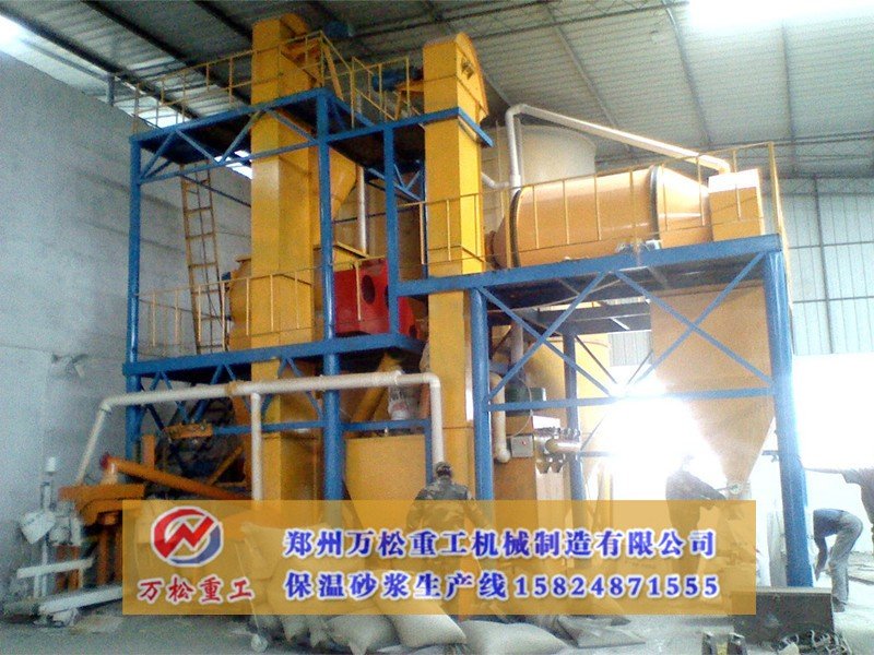 ​玻化微珠砂浆生产线成套设备生产线有什么特性？