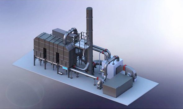 RTO蓄热式燃烧废气处理设备