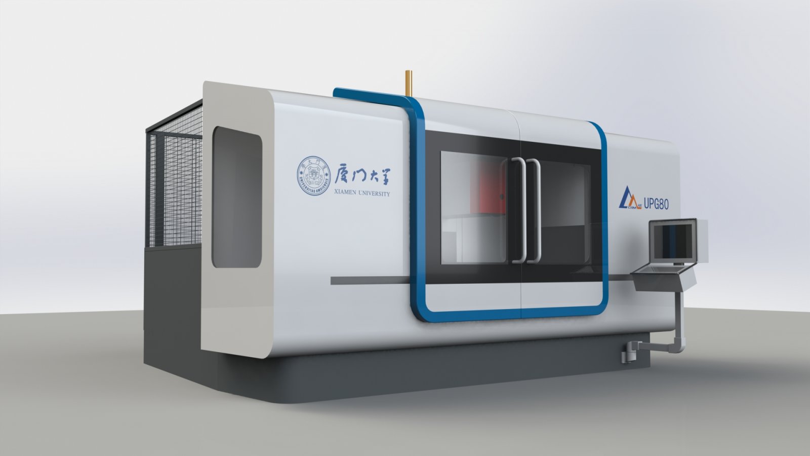 大口径光学非球面超精密磨削机床