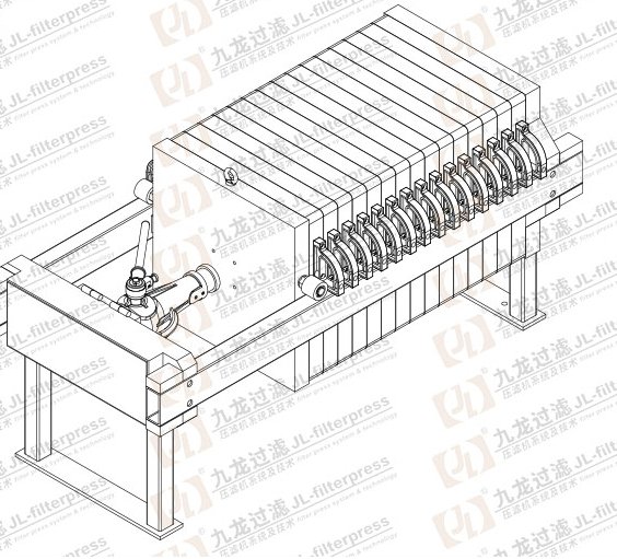 X500厢式手动压滤机