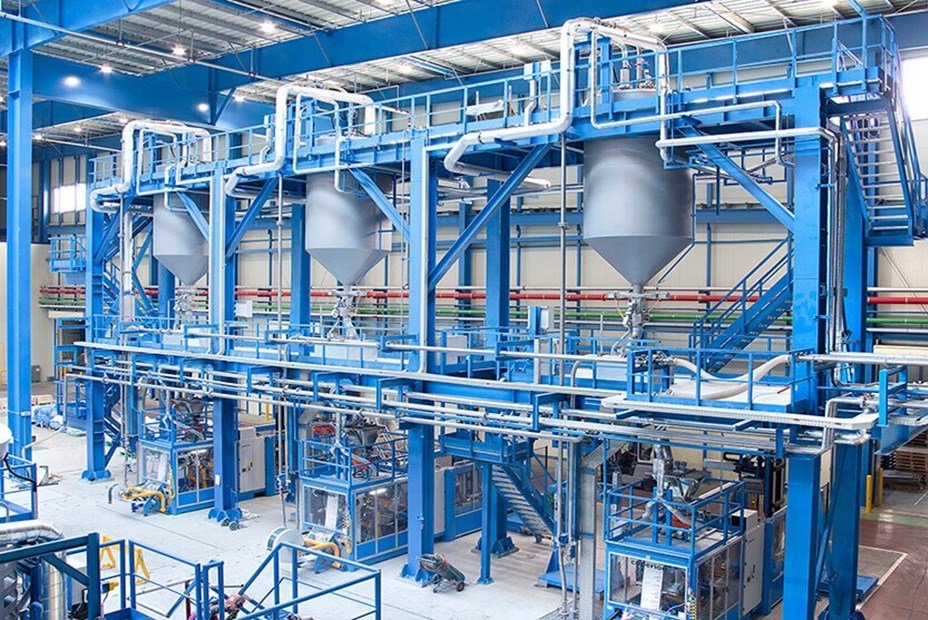 混炼工厂生产线