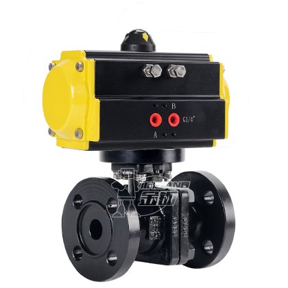 碳钢法兰气动球阀