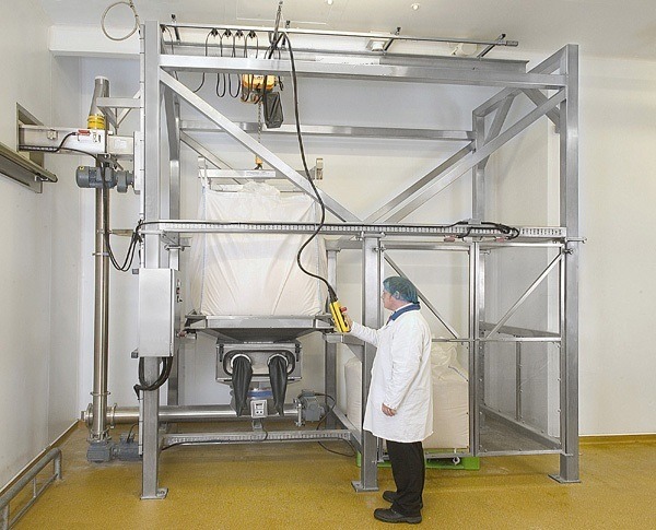 开袋投料输送系统