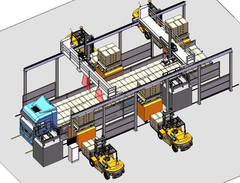 双桁架机器人装车机
