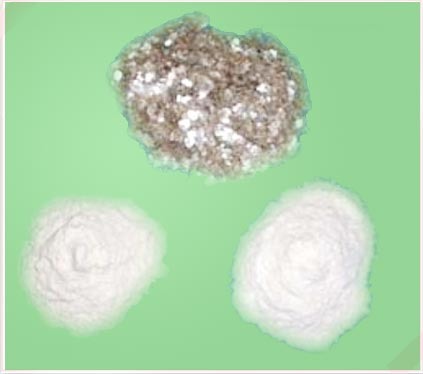 白云母，银云母，绢云母，金云母