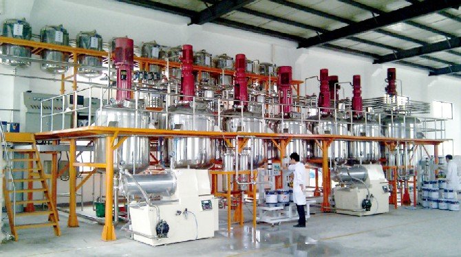 浙光-年产15000吨水性涂料及年产5000吨真石漆自动化生产线