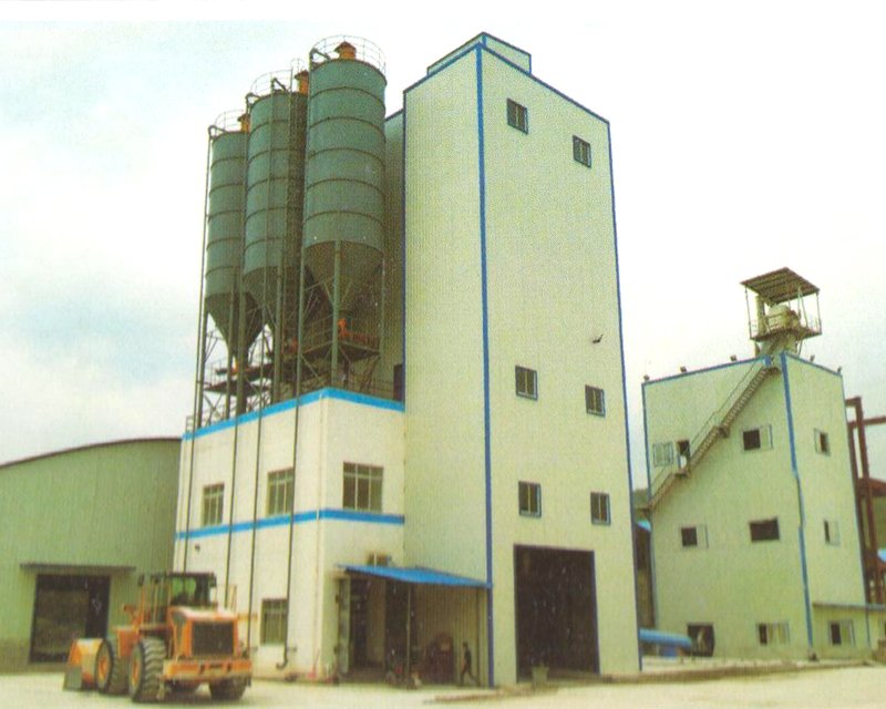 塔站式连续普通预拌砂浆生产线