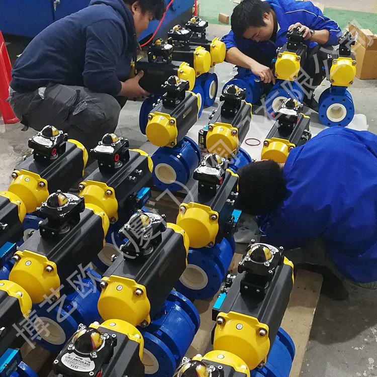 电厂气力除灰专用耐磨全衬陶瓷球阀