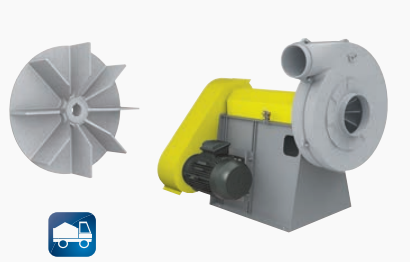 TPB 压力铸造铝合金鼓风机，皮带驱动