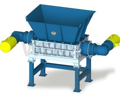 DS系列小型双轴撕碎机