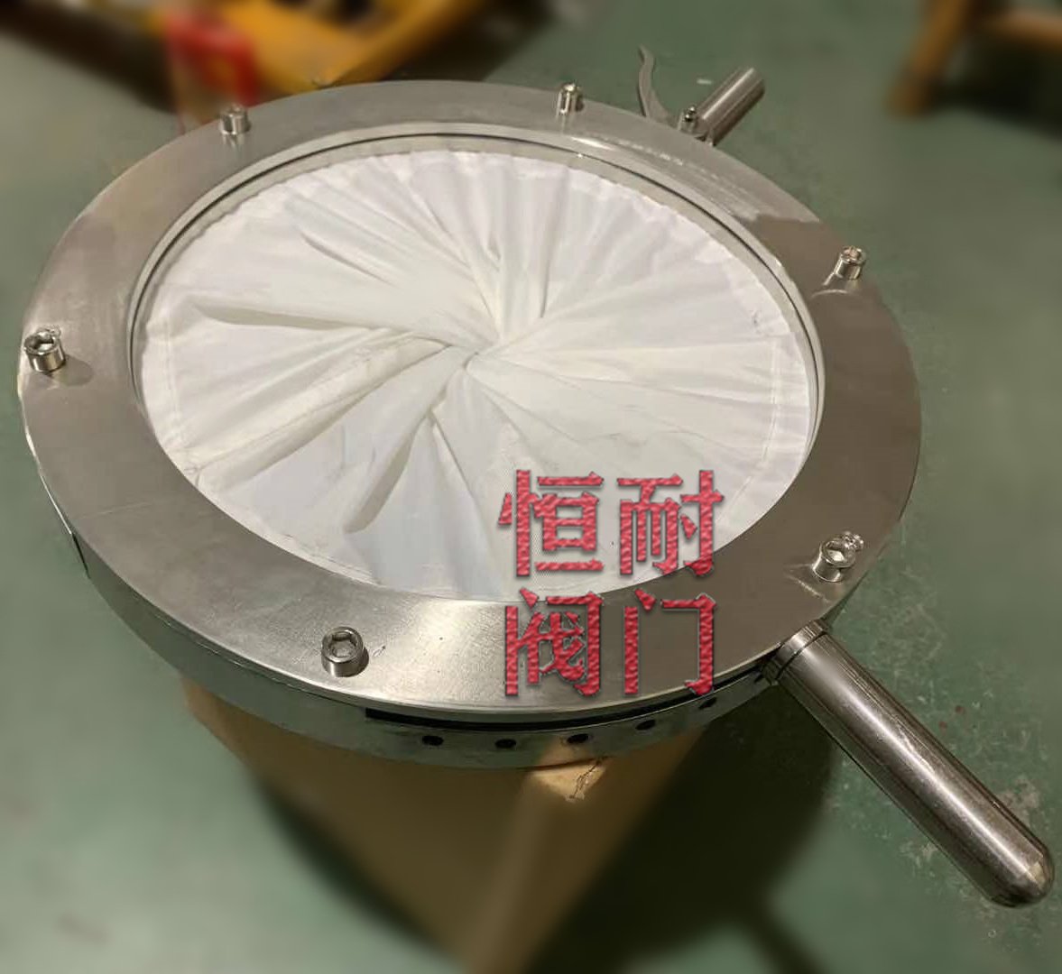 气动虹膜阀，不锈钢光圈阀，吨袋物料阀