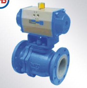 衬氟气动球阀Q641F4/F46