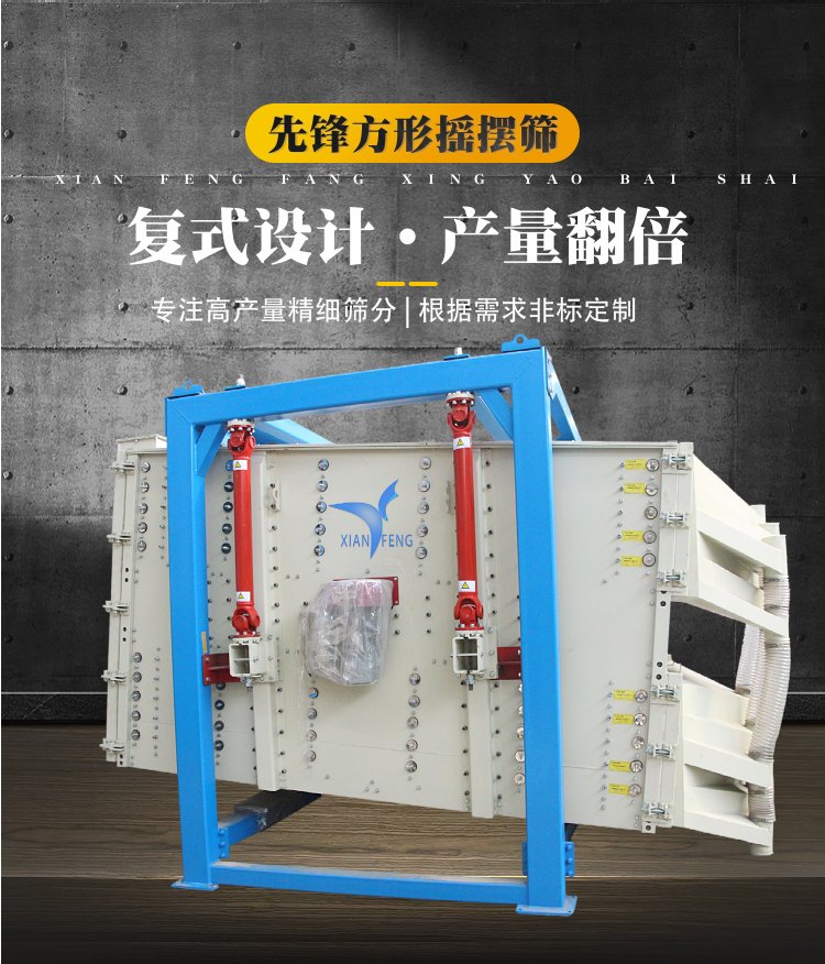 方形摇摆筛 回旋筛 分级筛