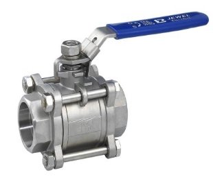 三片式对焊球阀