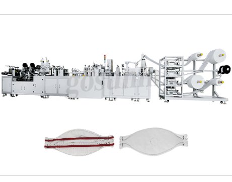全自动KF94鱼型口罩机(打钉头戴式)