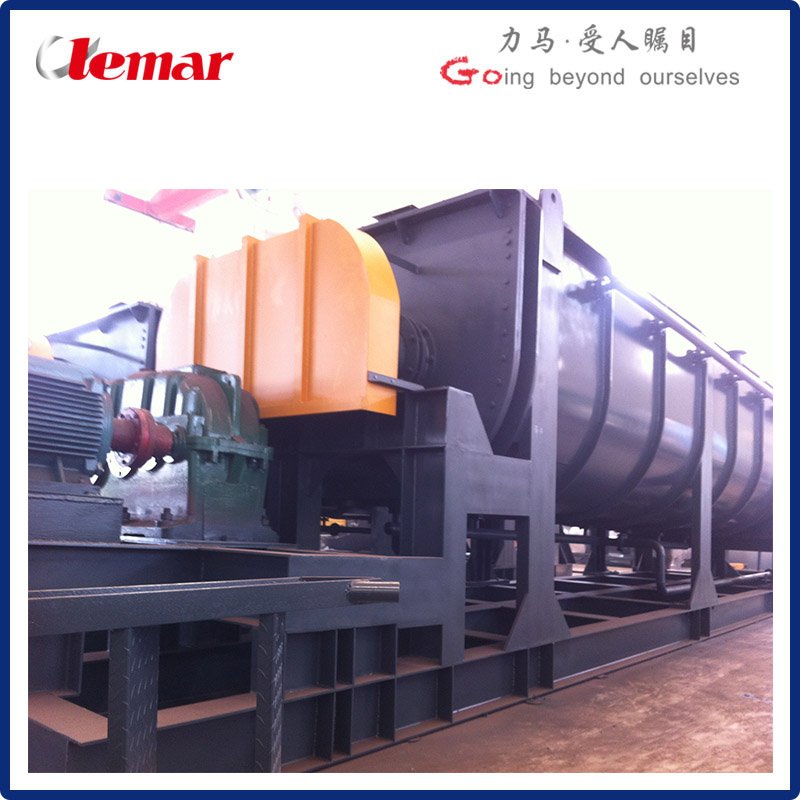 5G手机背板用高纯超细氧化铝双桨叶干燥机KJG-40