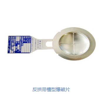 反拱带槽型爆破片