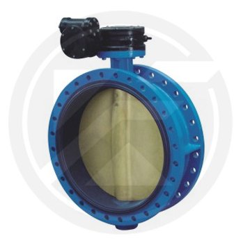 D341J中线衬胶蝶阀