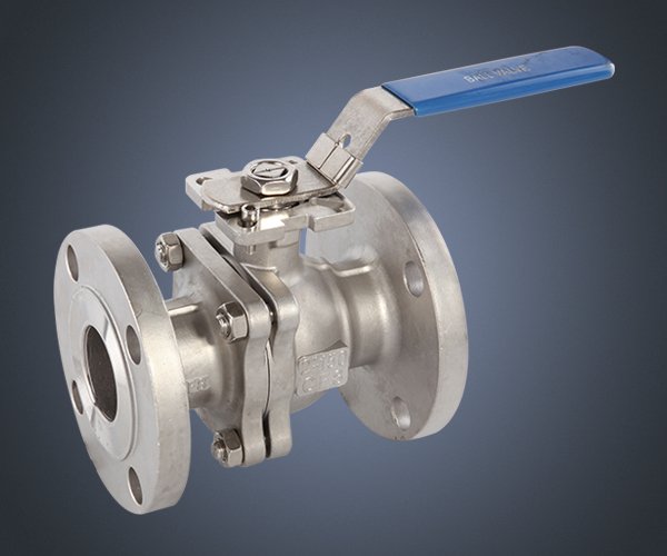 二片式美标高平台法兰球阀