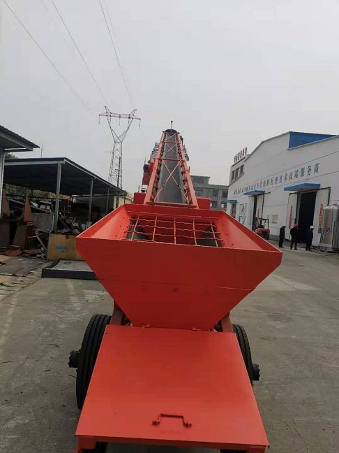 混凝土布料机上料系统结构介绍