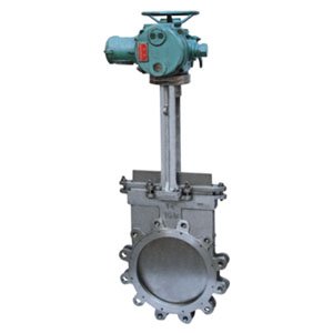 电动对夹式刀形闸阀