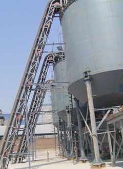 大倾角皮带输送机