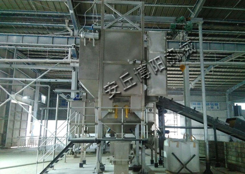 粉煤灰吨包拆包机、粉体吨袋拆包机