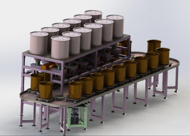 橡胶自动配料生产线