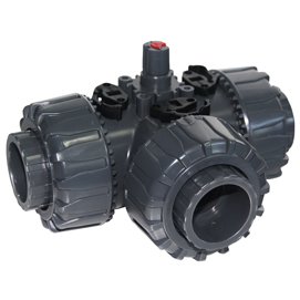 PV-653/654/657/658 三通塑胶球阀