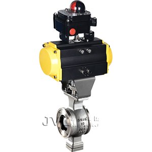 JL600-Q5系列气动V型对夹式球阀