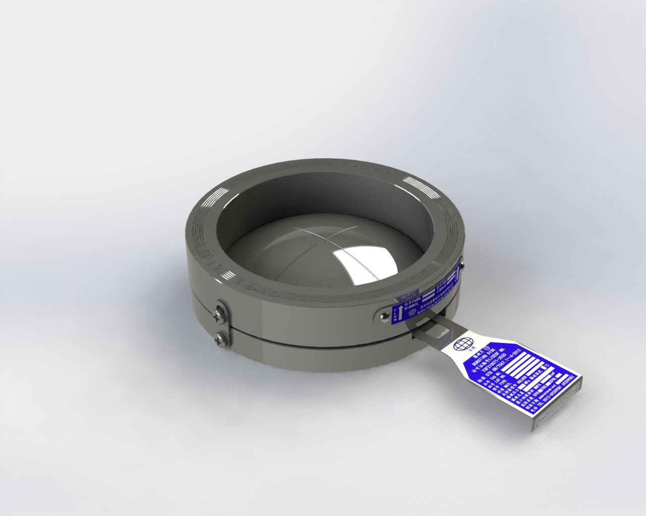 正拱刻槽型爆破片（LCSA)