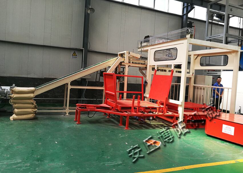 磷肥全自动码垛机非标制作,自动堆垛机设备厂